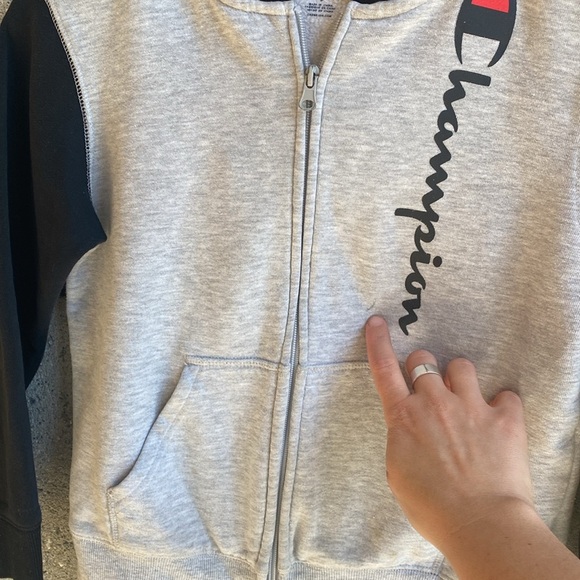 Champion Colorblock Kids Hoody - Picture 9 of 12